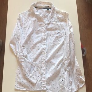 Tommy Hilfiger Dot Button Down NWOT